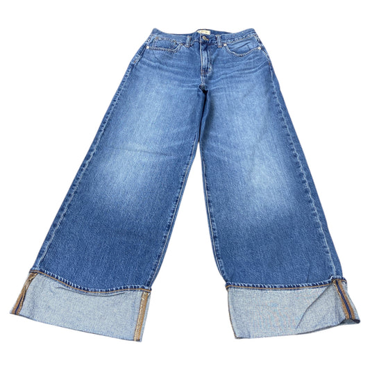 Jeans Wide Leg By Madewell In Blue Denim, Size:8