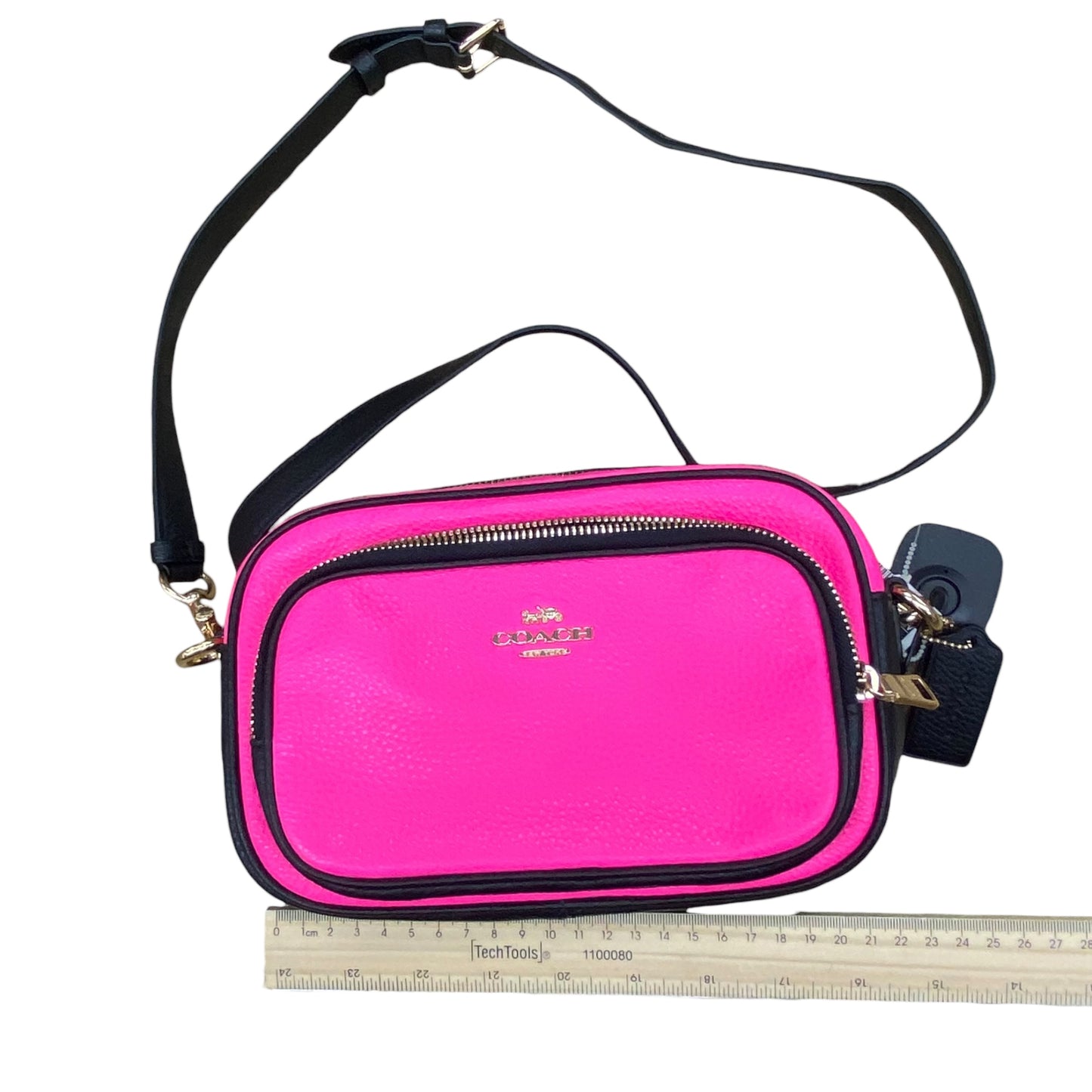 Handbag Designer By Coach In Pink, Size:Small