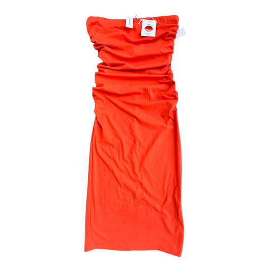 Dress Party Long By Daily Practice By Anthropologie In Coral, Size:M
