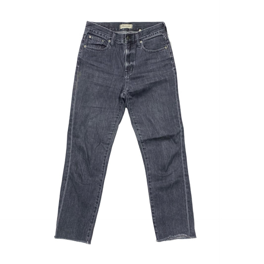 Jeans Straight By Madewell In Black Denim, Size:2