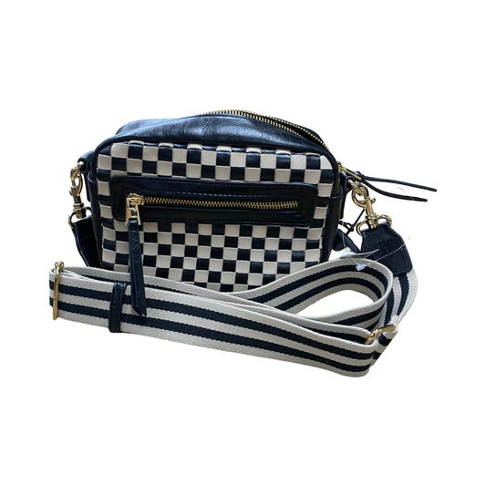 Handbag By Universal Thread In Black & Cream, Size:Small