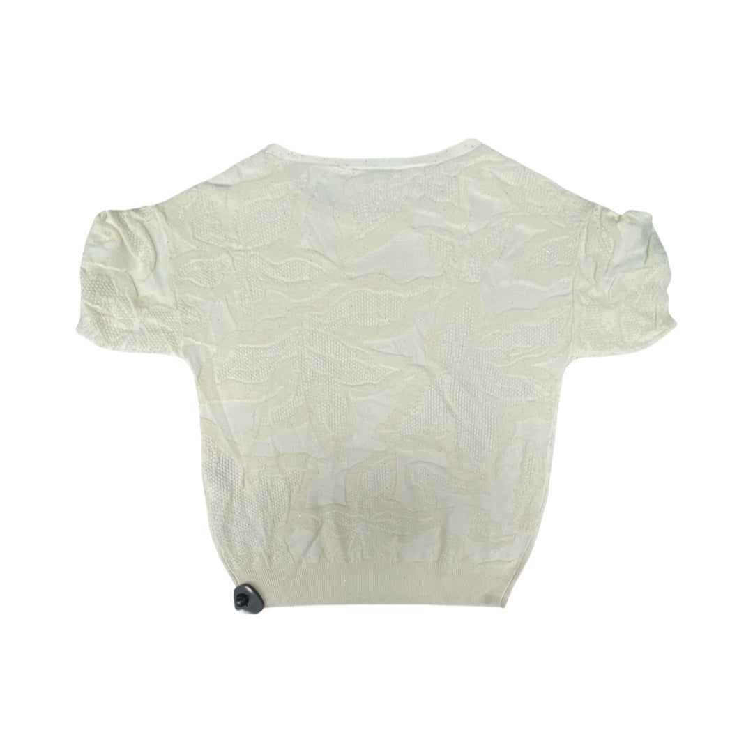 Sweater Ss By Chicos In Cream, Size:S