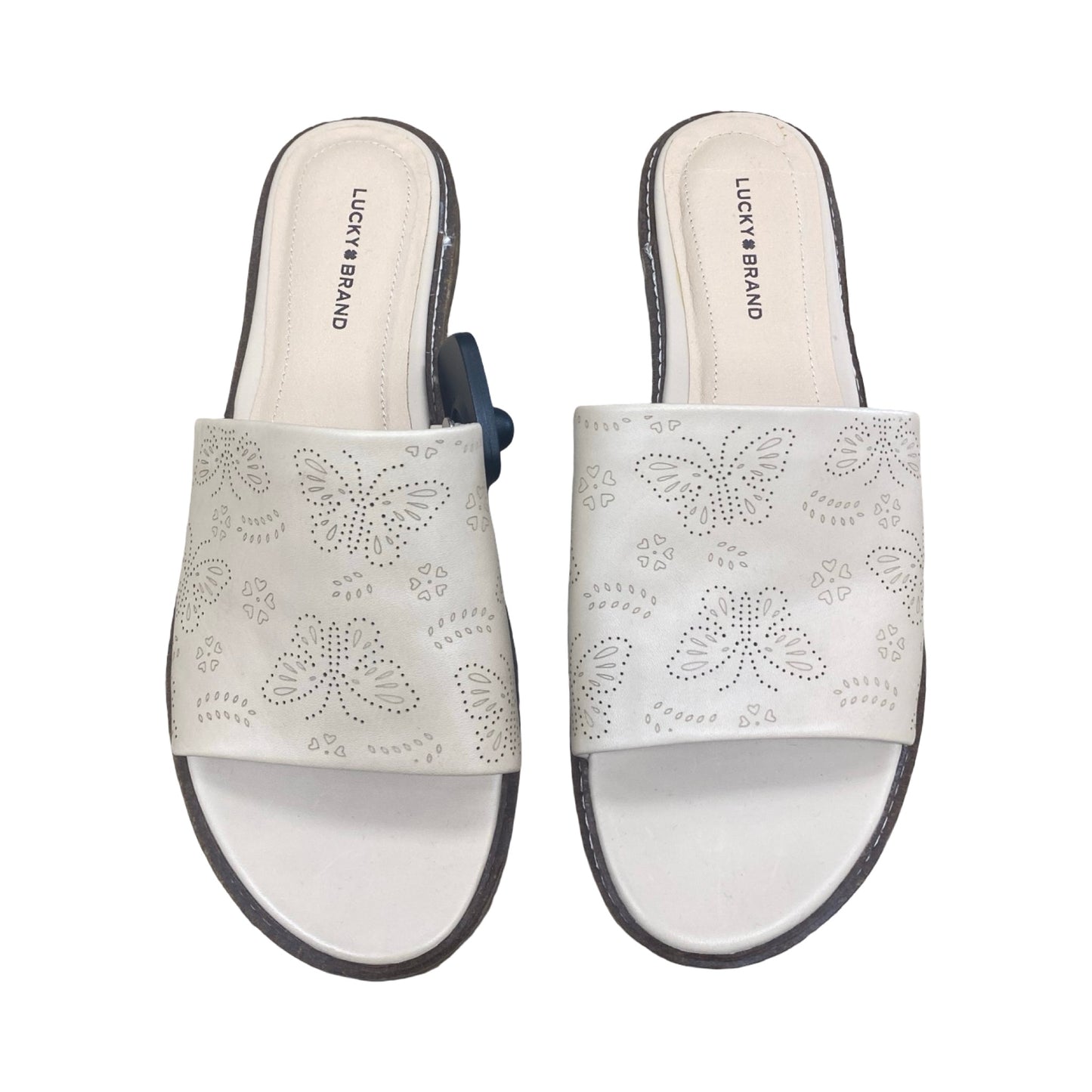Sandals Flats By Lucky Brand In Pink, Size:9.5