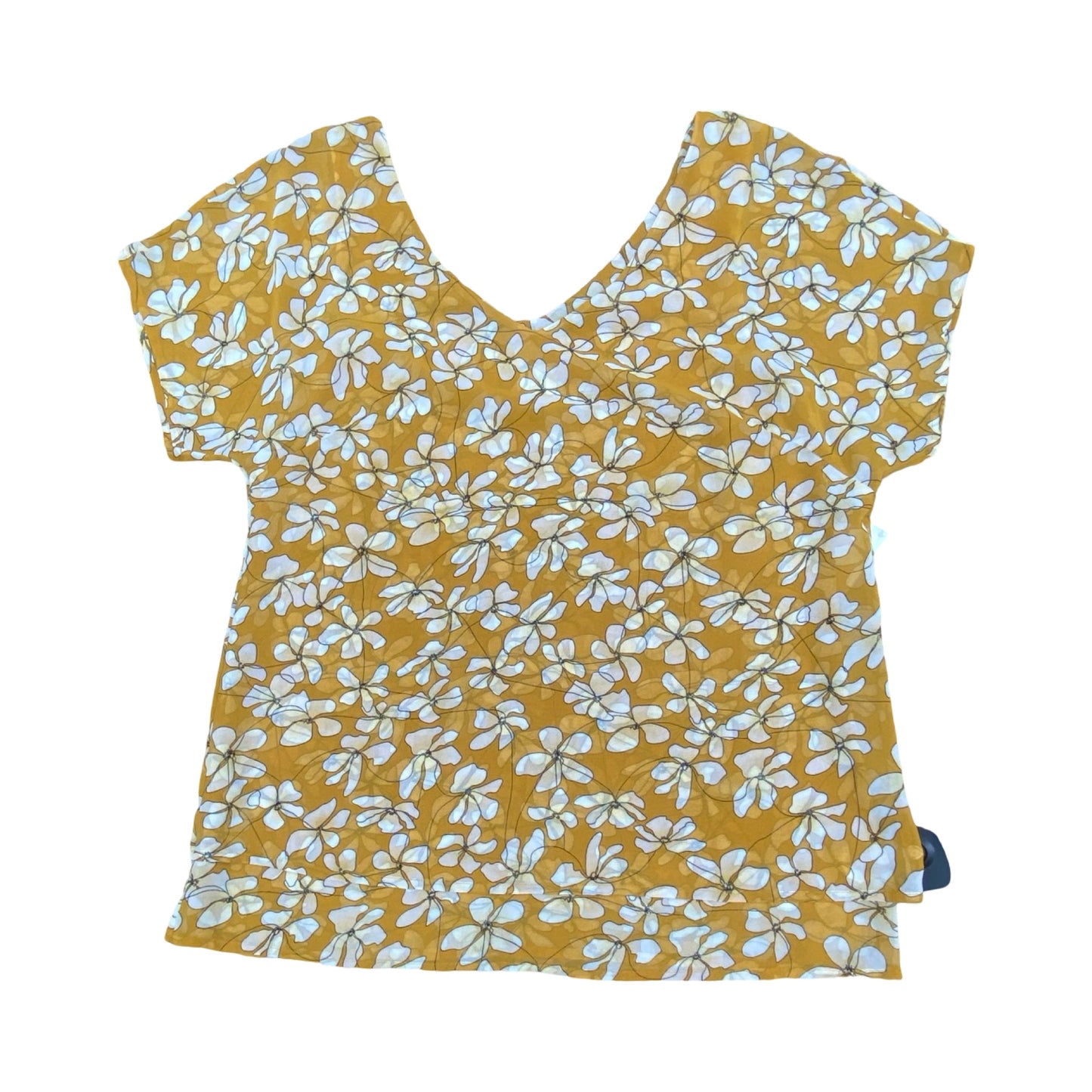 Top Sleeveless By Cabi In Yellow, Size:S