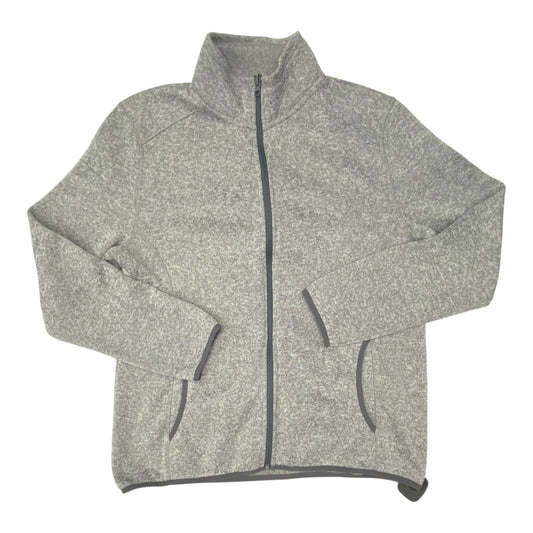 Jacket Fleece By Eddie Bauer In Grey, Size:Xlp