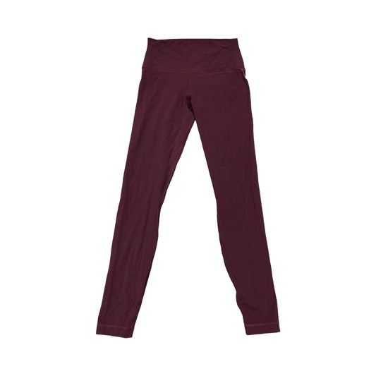 Athletic Leggings By Lululemon In Purple, Size:6