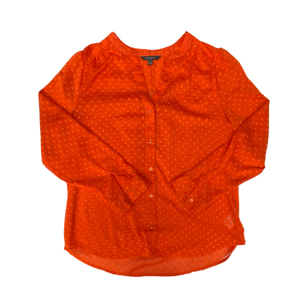 Top Ls By Banana Republic In Orange, Size:L