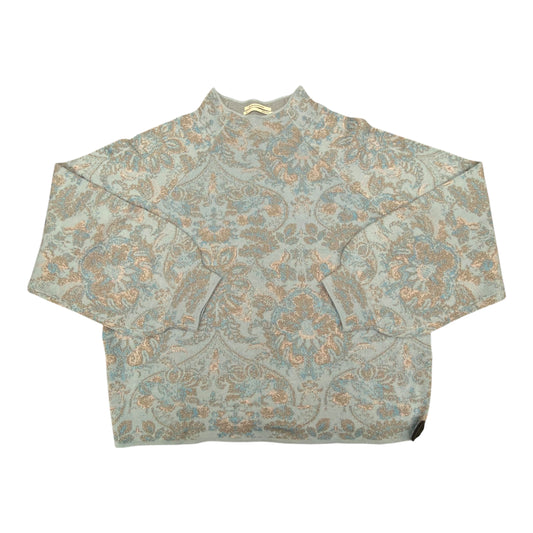 Sweater By Anthropologie In Blue & Silver, Size:Xl