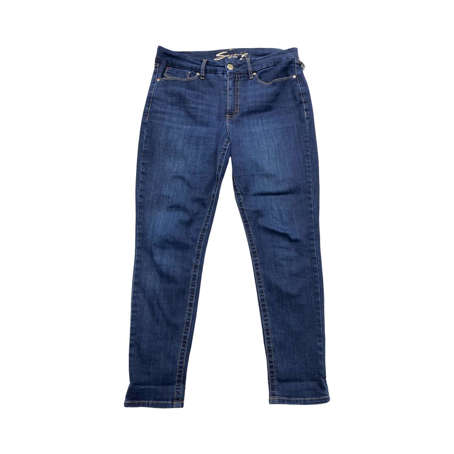 Jeans Skinny By Seven 7 In Blue, Size:14