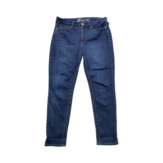 Jeans Skinny By Seven 7 In Blue, Size:14