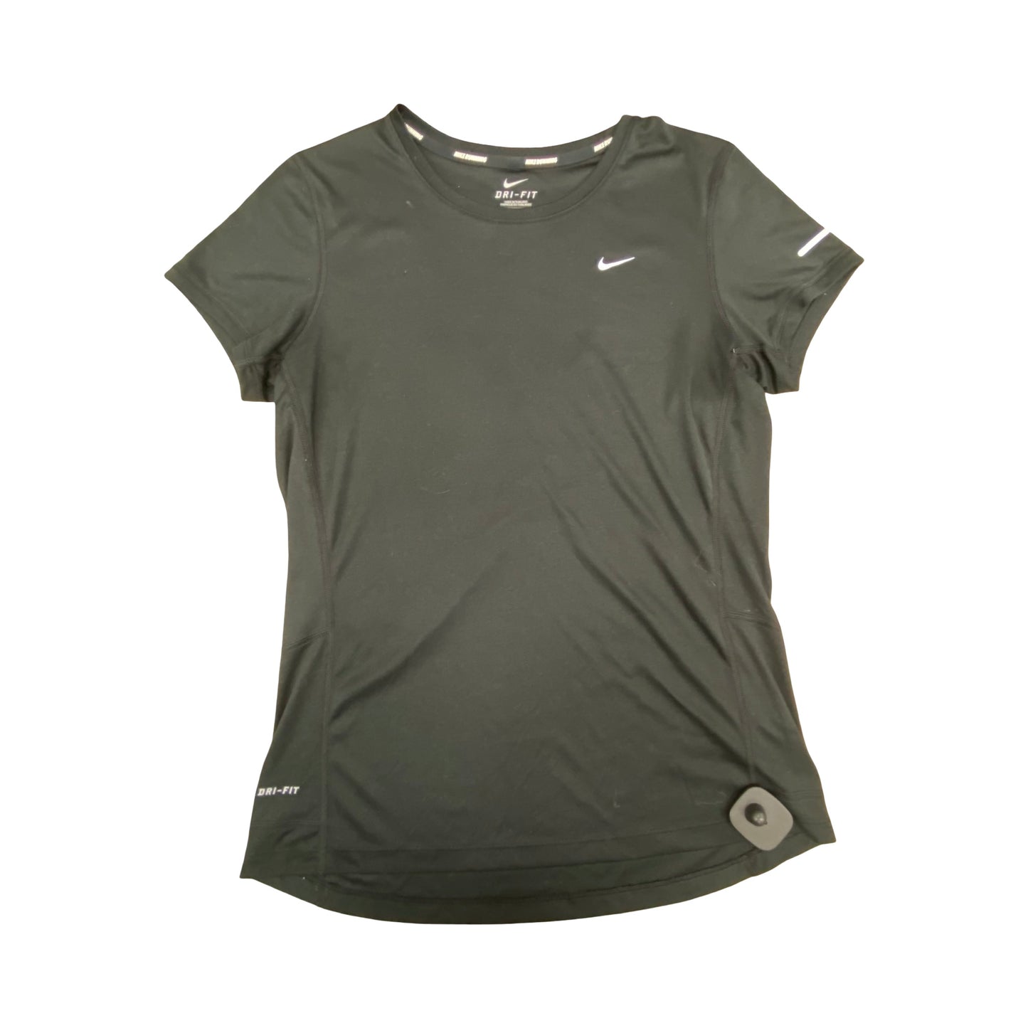 Athletic Top Ss By Nike In Black, Size:M