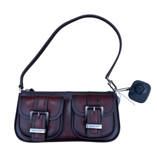 Handbag Designer By Michael Kors In Maroon, Size:Small