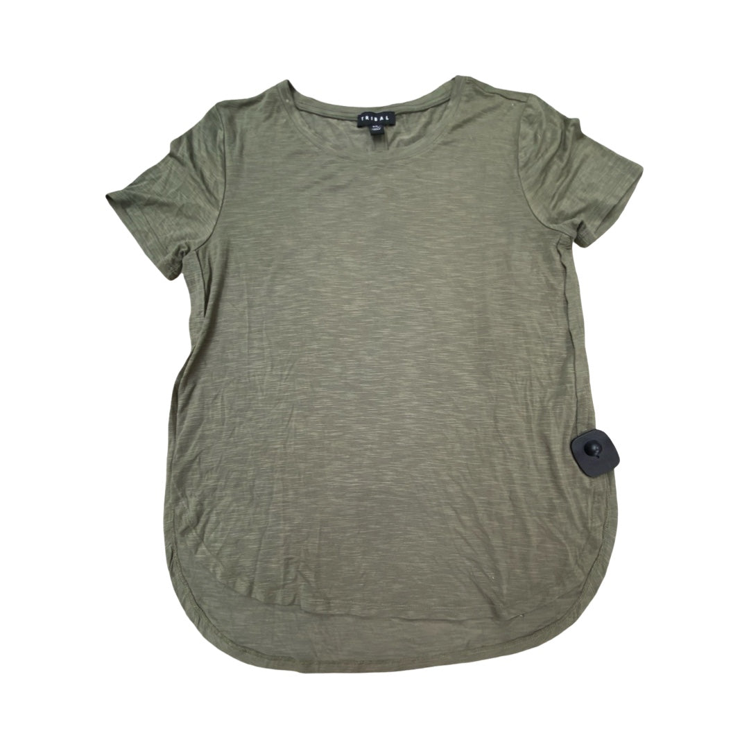 Top Ss Basic By Tribal In Green, Size:Sp