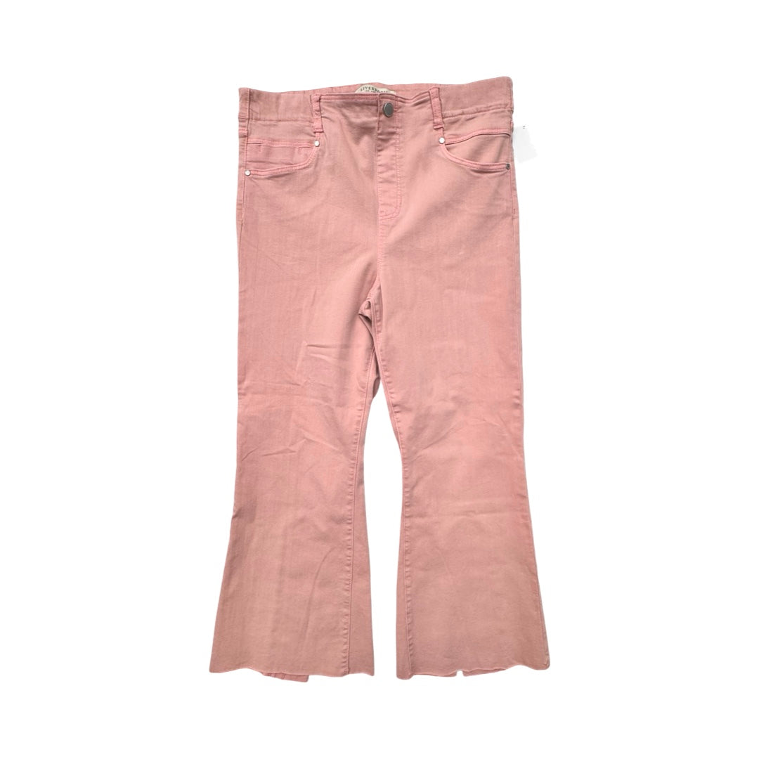Jeans Boot Cut By Liverpool In Pink, Size:14