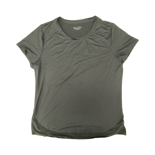 Athletic Top Ss By Athleta In Black, Size:L