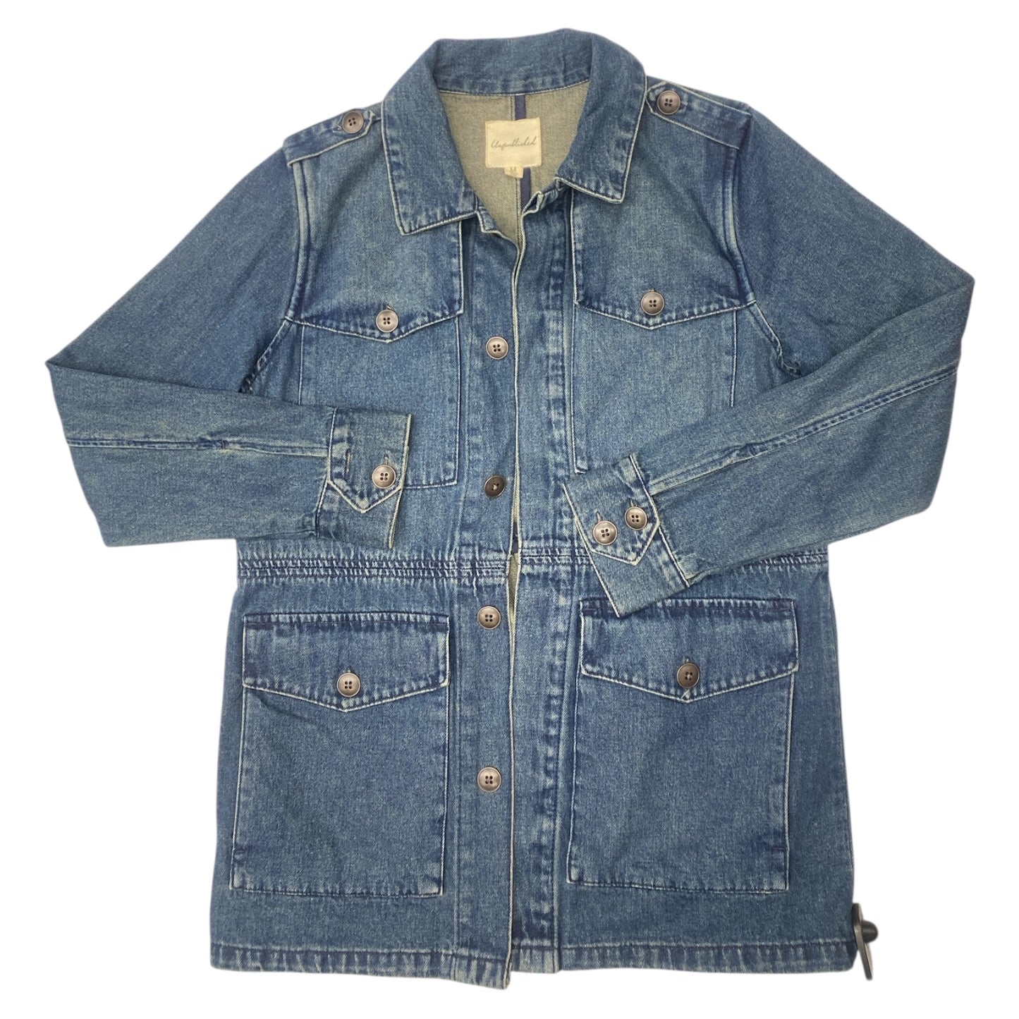 Jacket Denim By Unpublished In Blue, Size:M