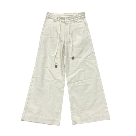 Pants Wide Leg By Entro In Cream, Size:S