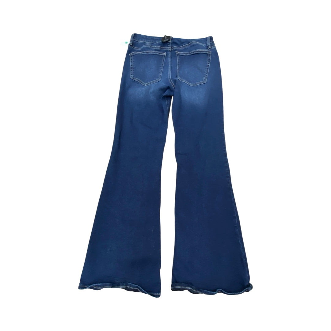 Jeans Flared By Silver In Blue Denim, Size:12