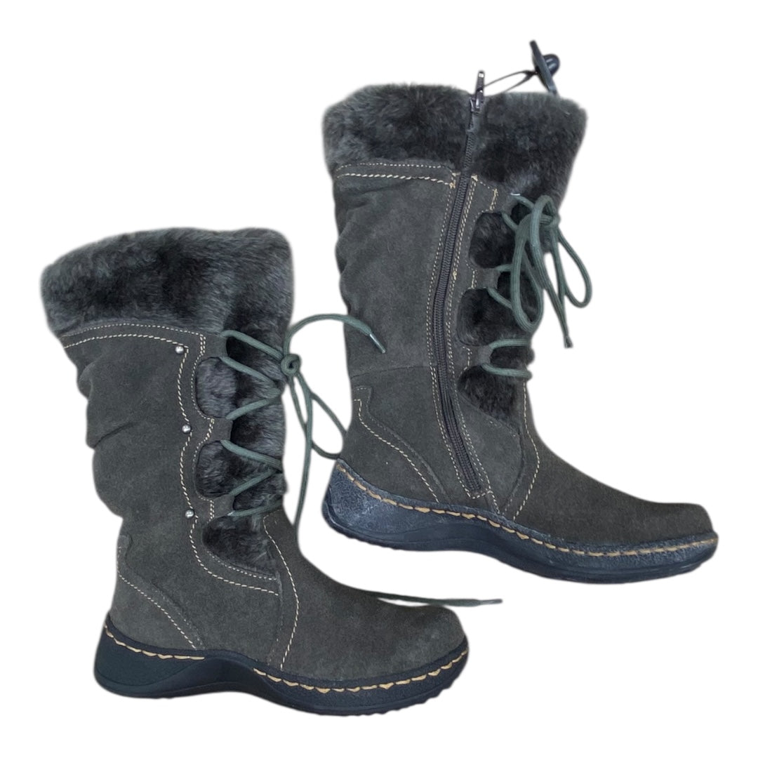Boots Snow By Bare Traps In Grey, Size:6