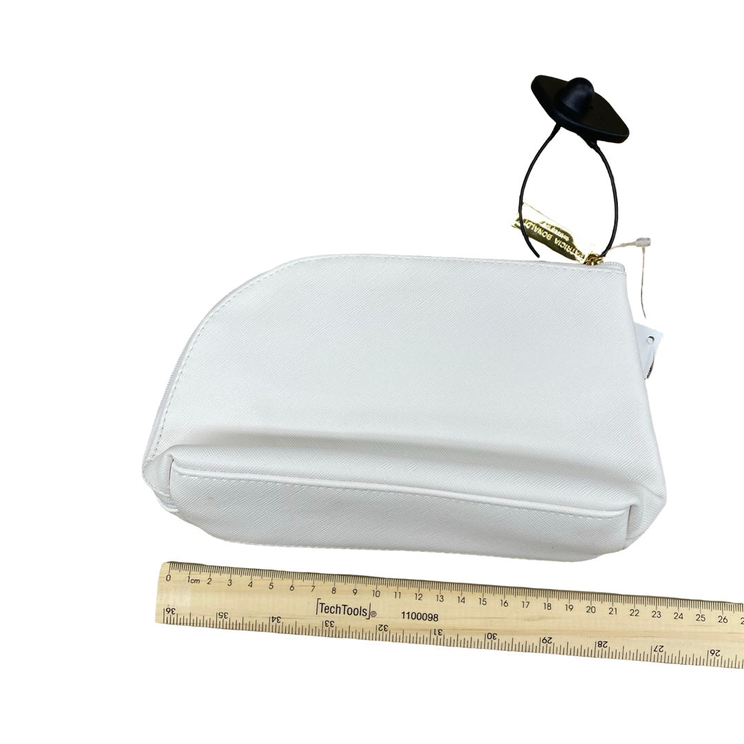 Makeup Bag By Clothes Mentor In White, Size:Small