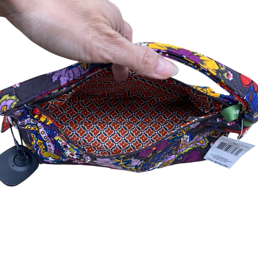 Handbag By Vera Bradley In Floral Print, Size:Small