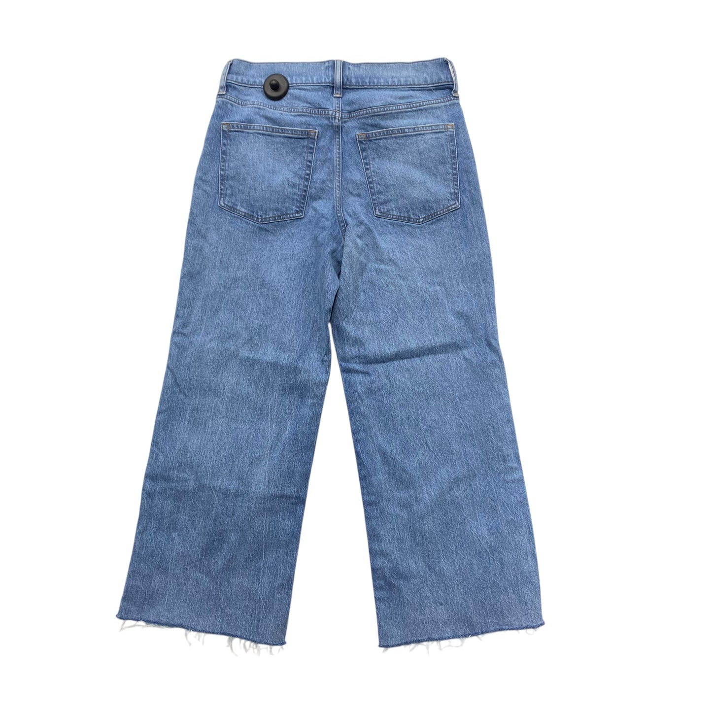 Jeans Wide Leg By J. Crew In Blue Denim, Size:4P