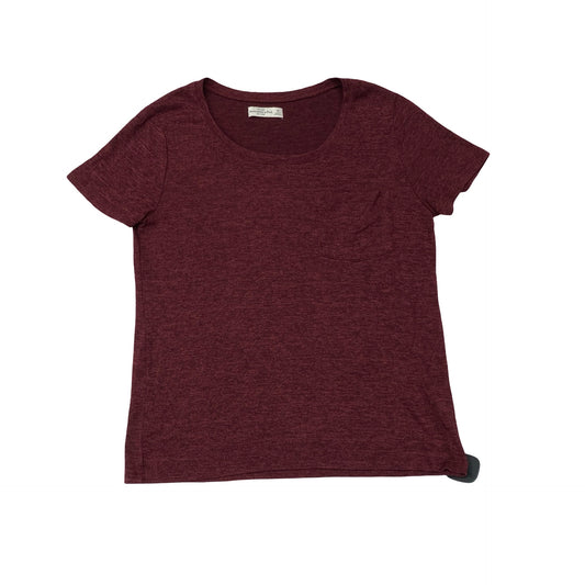 Top Ss By Abercrombie And Fitch In Maroon, Size:M