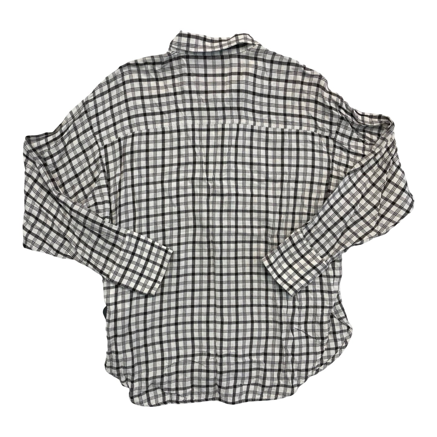 Top Ls By Madewell In Plaid Pattern, Size:S