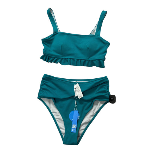 Swimsuit 2Pc By Cupshe In Teal, Size:M
