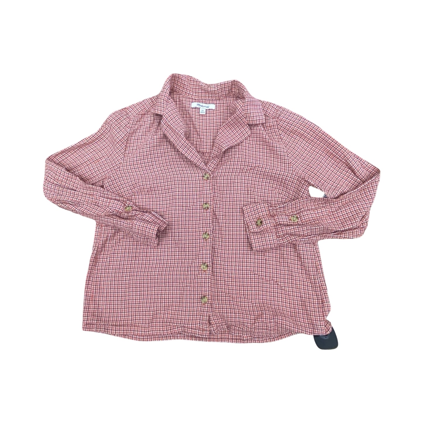 Top Ls By Madewell In Plaid Pattern, Size:Xxs