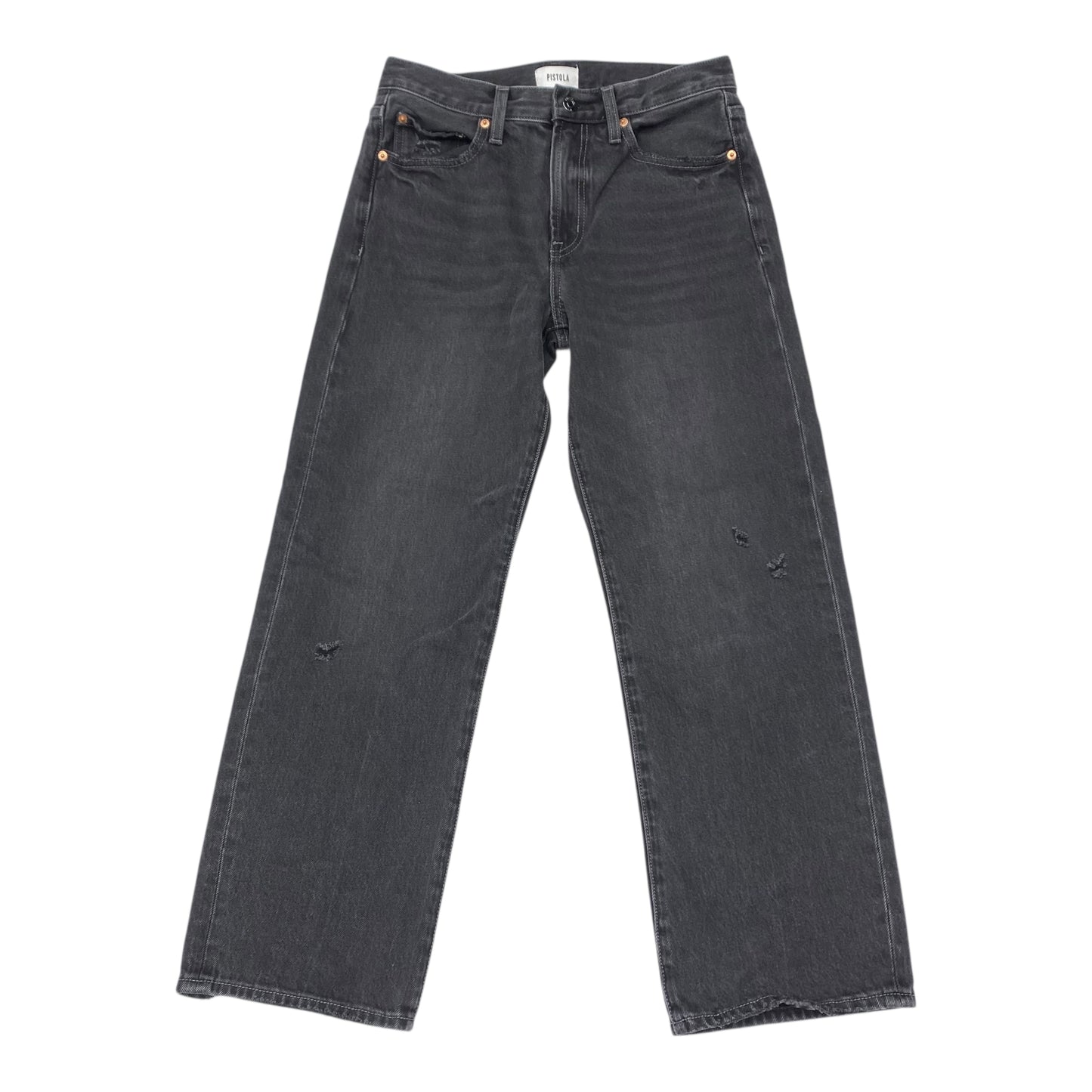 Jeans Wide Leg By Pistola In Grey Denim, Size:4