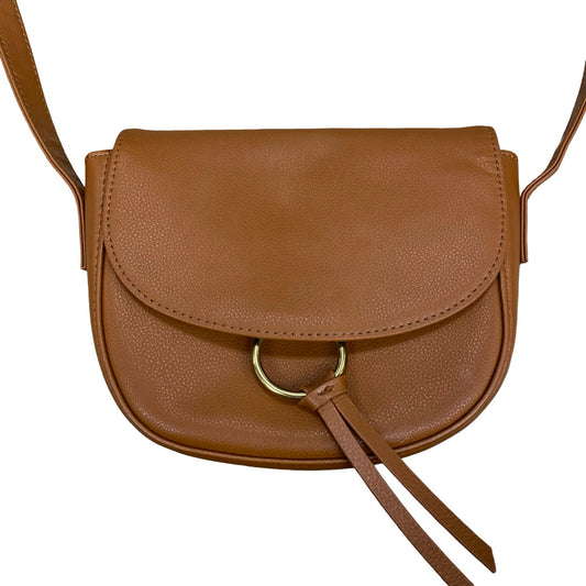 Handbag Leather By JJ WINTERS In Brown, Size:Small