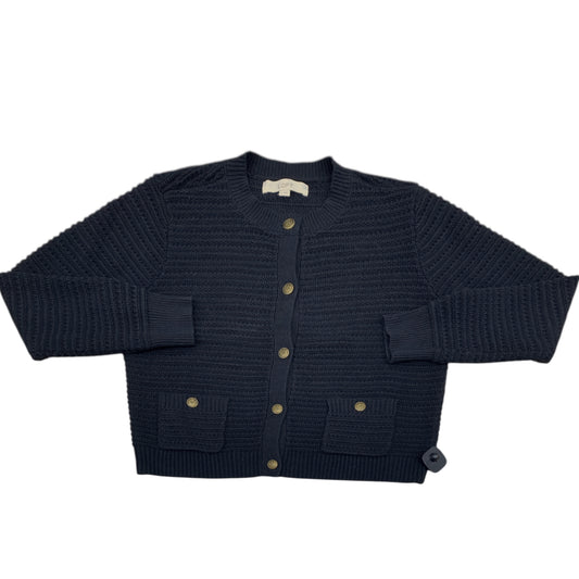 Sweater Cardigan By Loft In Black, Size:M