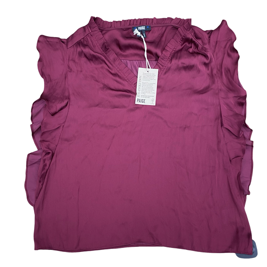 Top Sleeveless By Paige In Red, Size:Xs