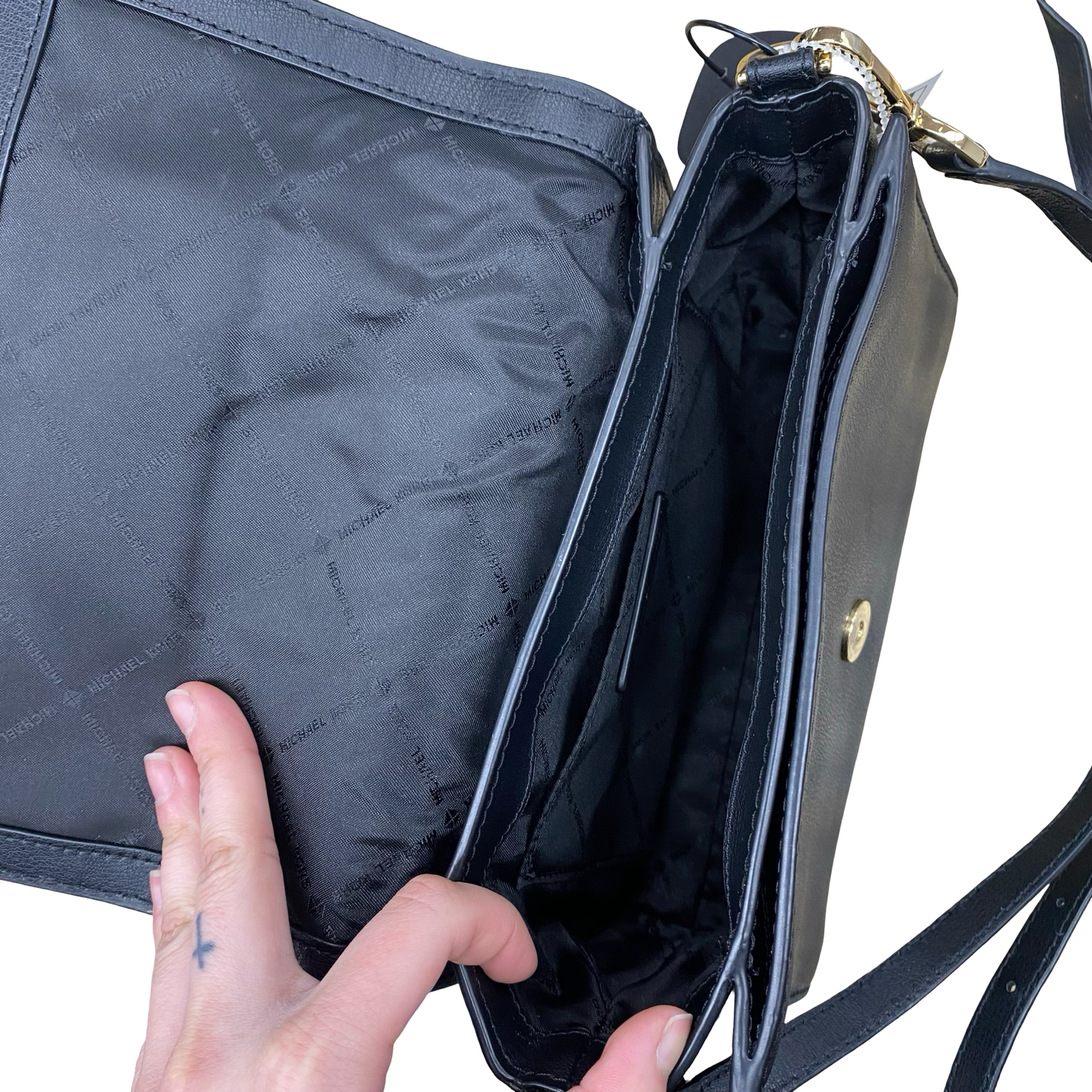 Handbag Designer By Michael Kors In Black, Size:Medium