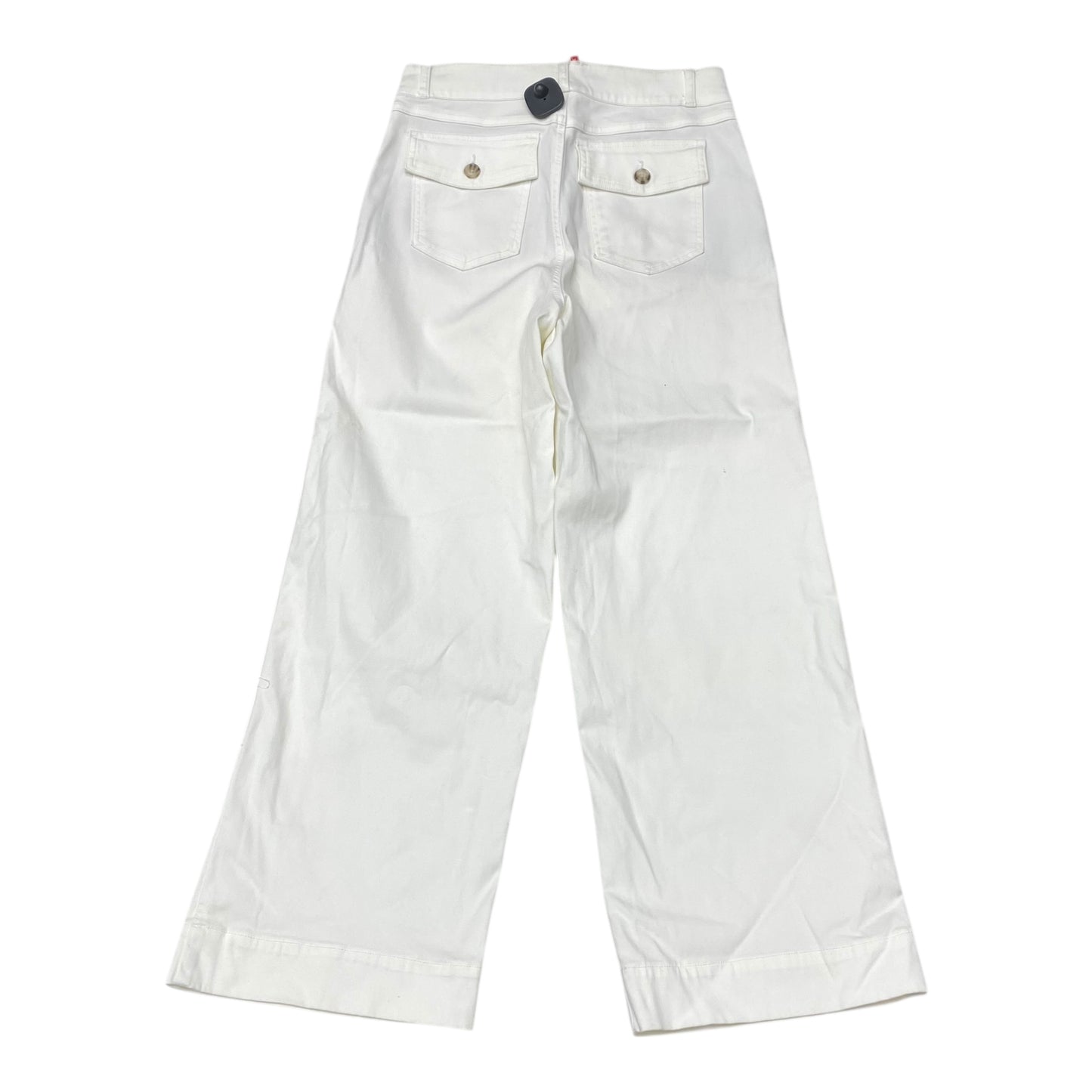 Jeans Wide Leg By Spanx In White, Size:L