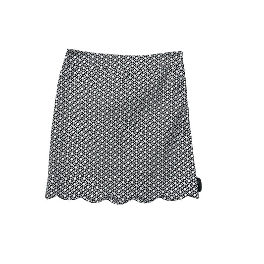 Skirt Midi By Talbots In Black & White, Size:4