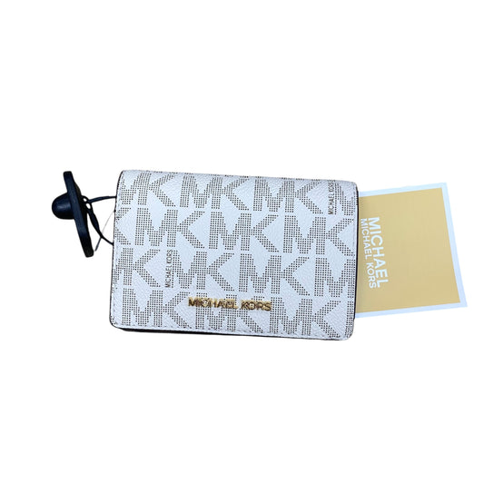 Wallet Designer By Michael Kors In Brown & Cream, Size:Medium