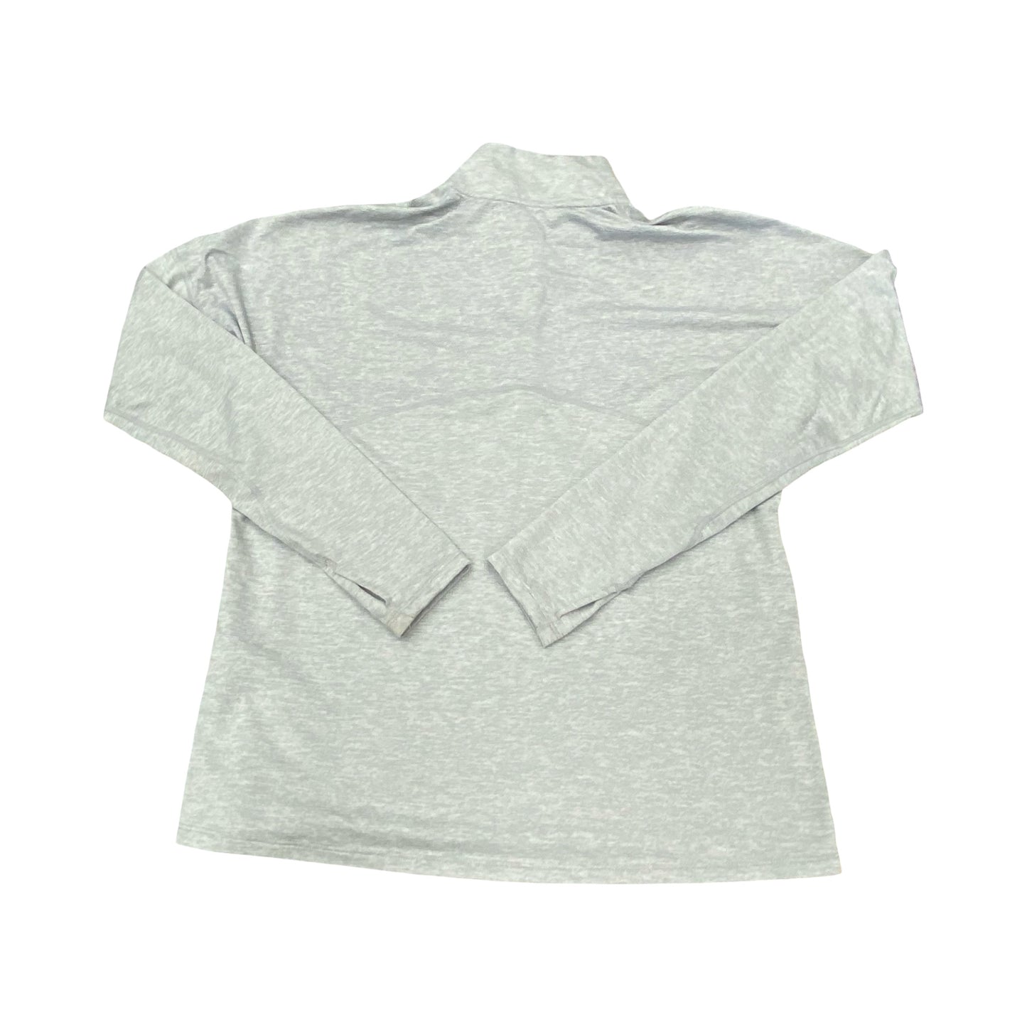 Athletic Top Ls Collar By Nike In Grey, Size:M
