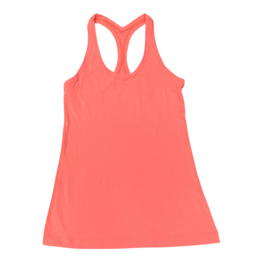 Athletic Tank Top By Lululemon In Orange, Size:M