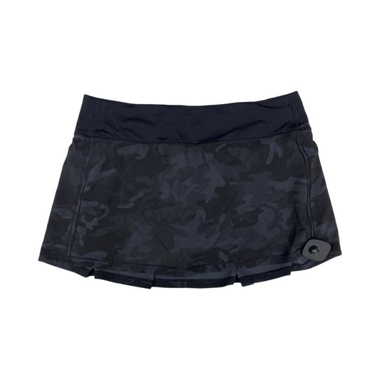 Athletic Skort By Lululemon In Camouflage Print, Size:8