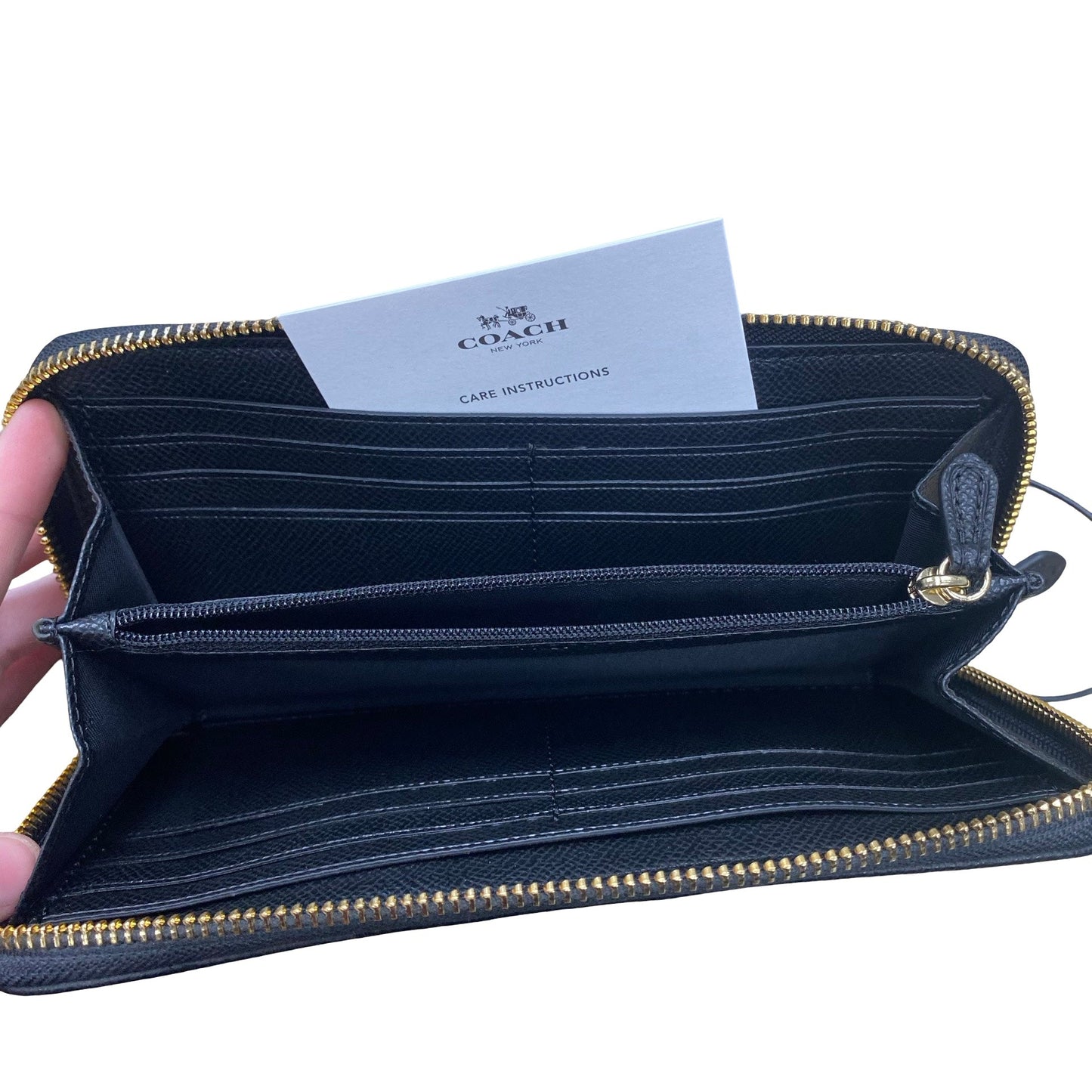 Wallet Designer By Coach In Brown, Size:Large