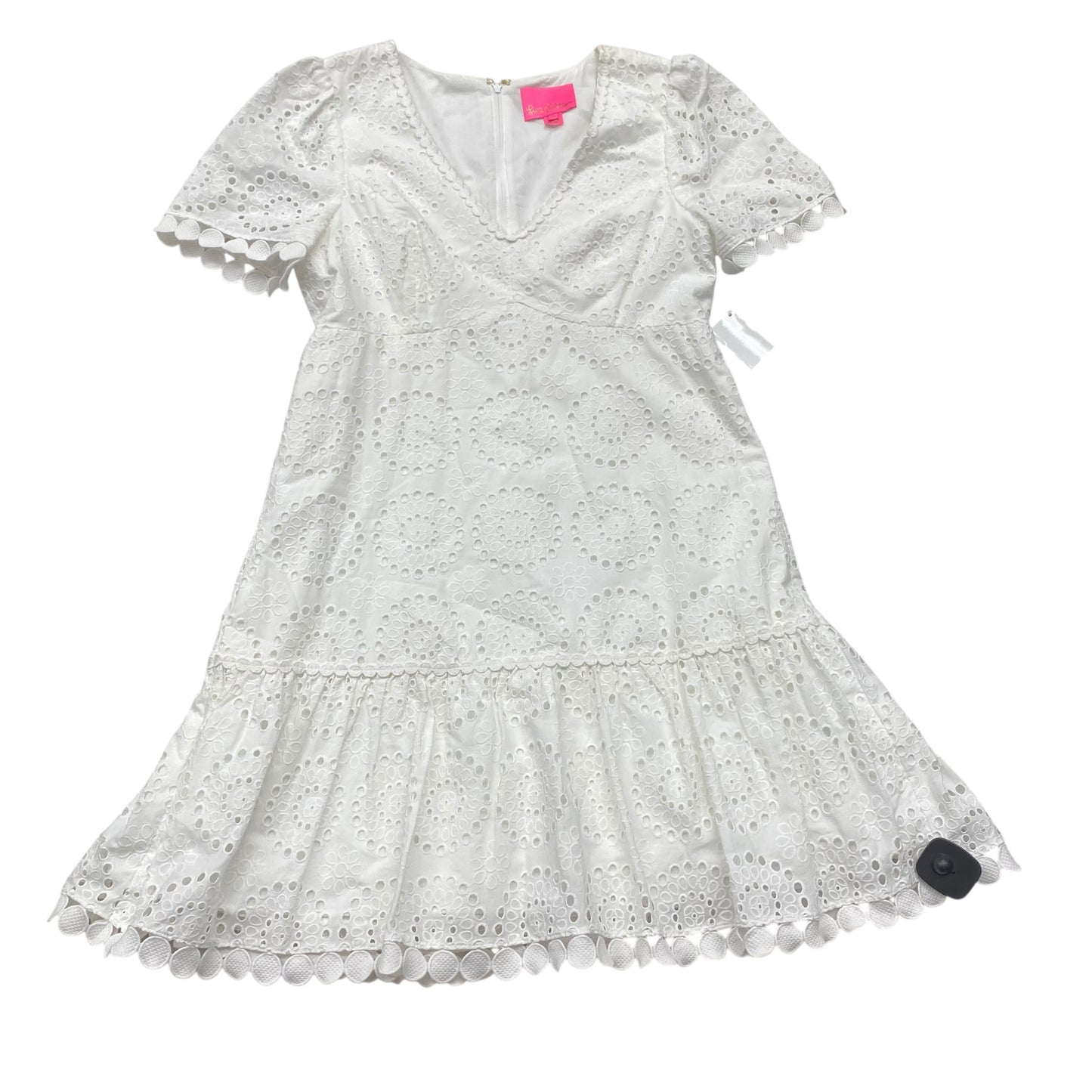Dress Designer By Lilly Pulitzer In White, Size:10