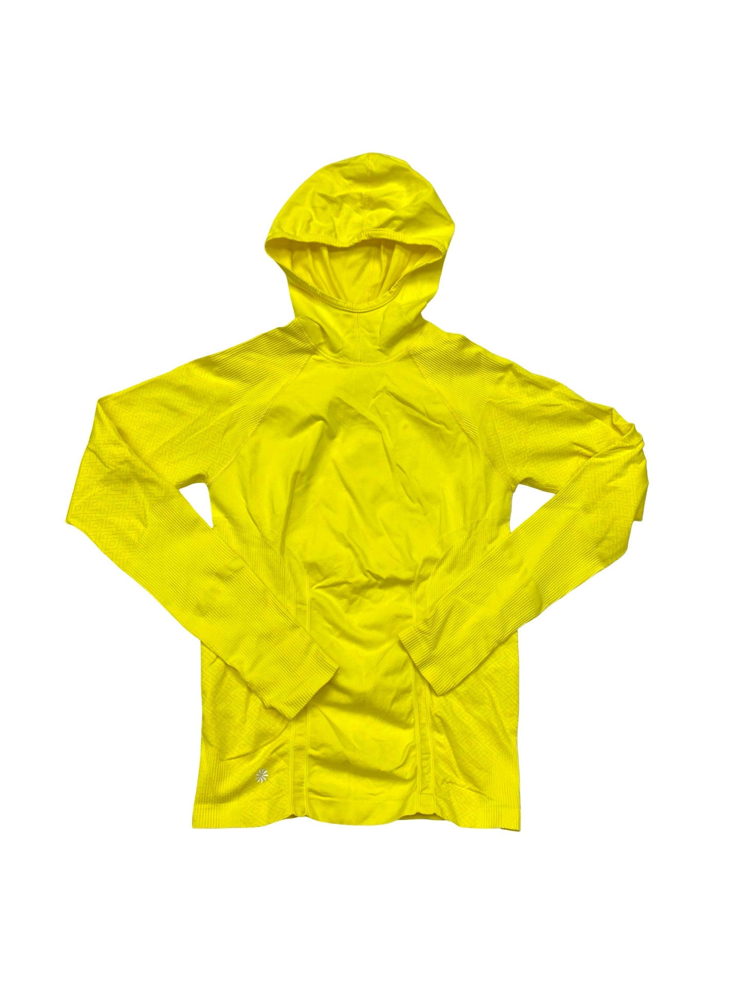 Athletic Top Ls Hoodie By Athleta In Yellow, Size:M