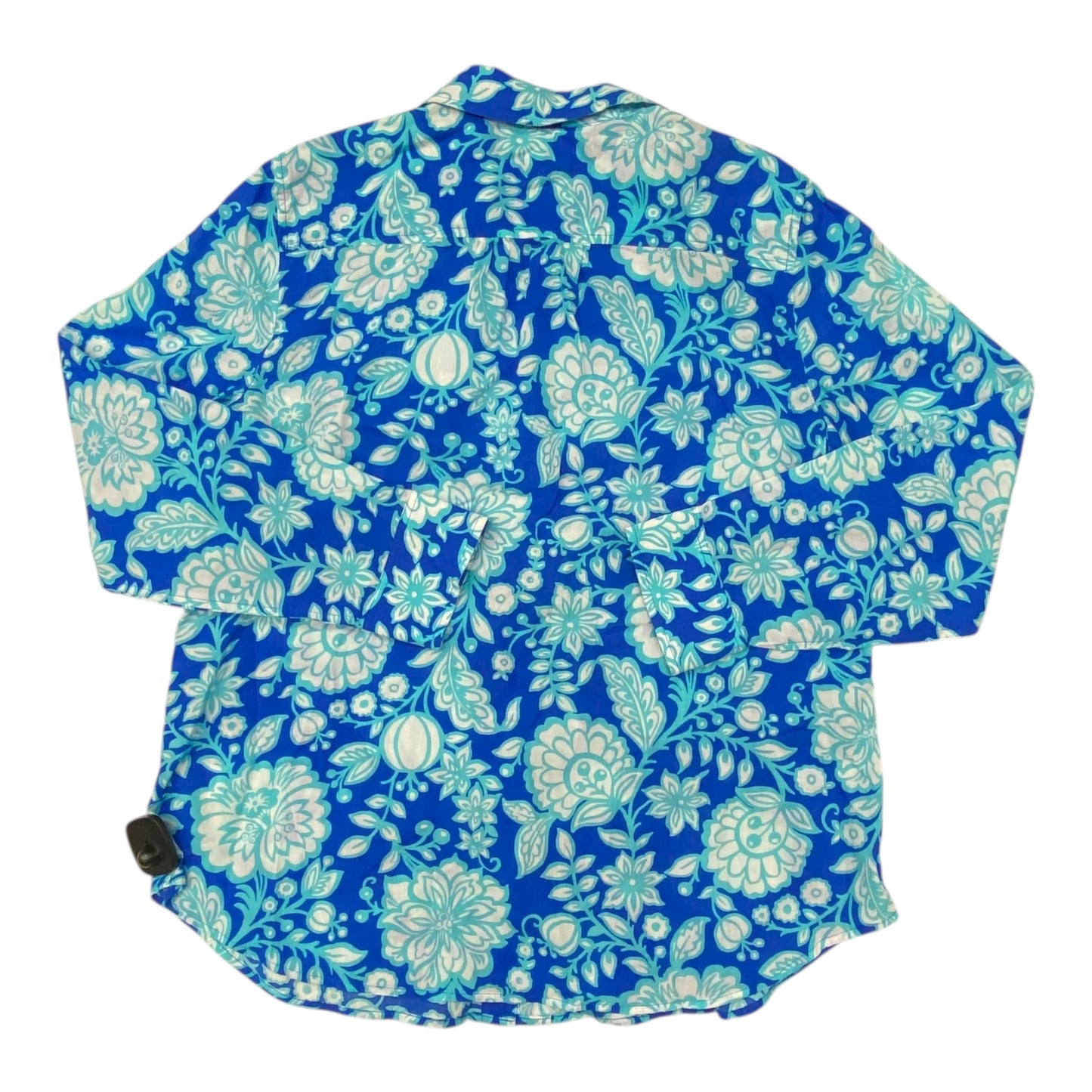 Top Ls By Talbots In Blue & White, Size:L