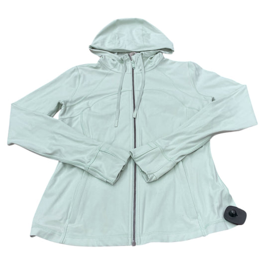 Athletic Jacket By Lululemon In Blue, Size:12