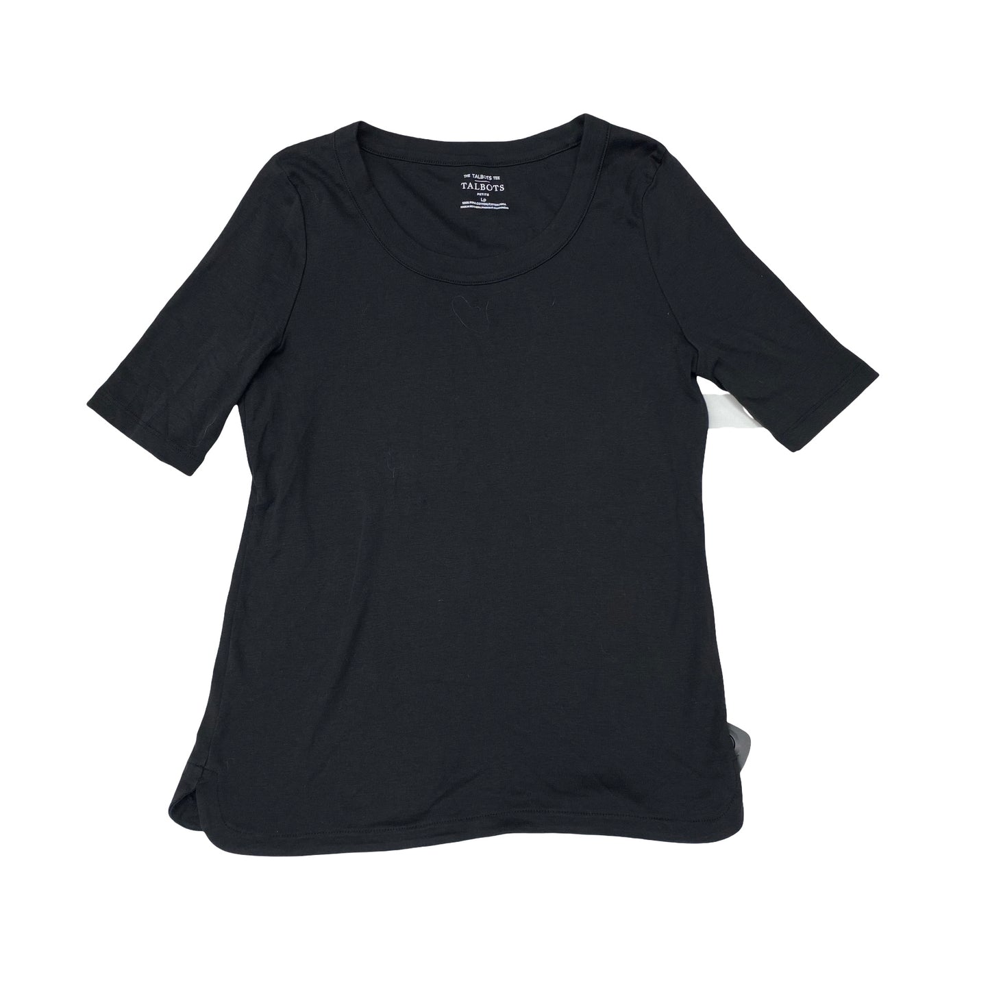 Top Ss Basic By Talbots In Black, Size:Lp