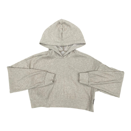 Athletic Top Ls Hoodie By Alo In Tan, Size:S