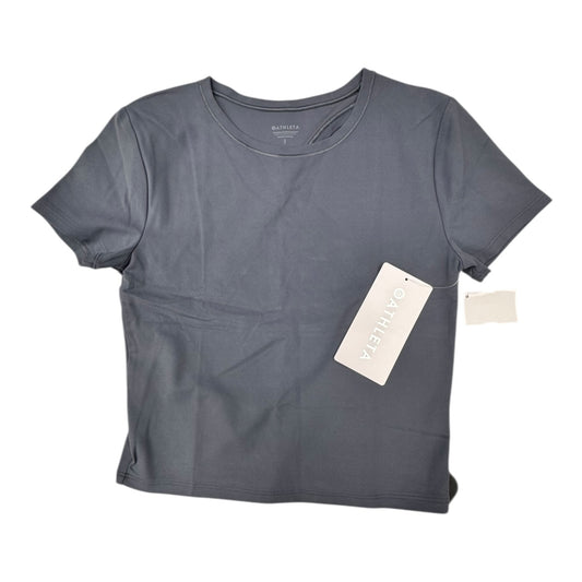 Athletic Top Ss By Athleta In Blue, Size:S