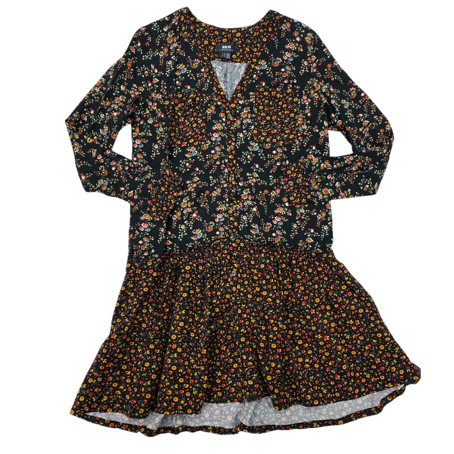 Dress Casual Midi By Maeve In Floral Print, Size:8